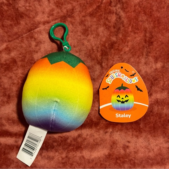 Squishmallows Staley the Pumpkin 3" Clip Stuffed Plush - Picture 2 of 4